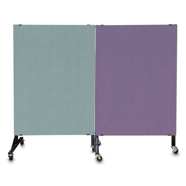 Enclosed Corkboard, 1 Door, 72"x48", 4" Fra